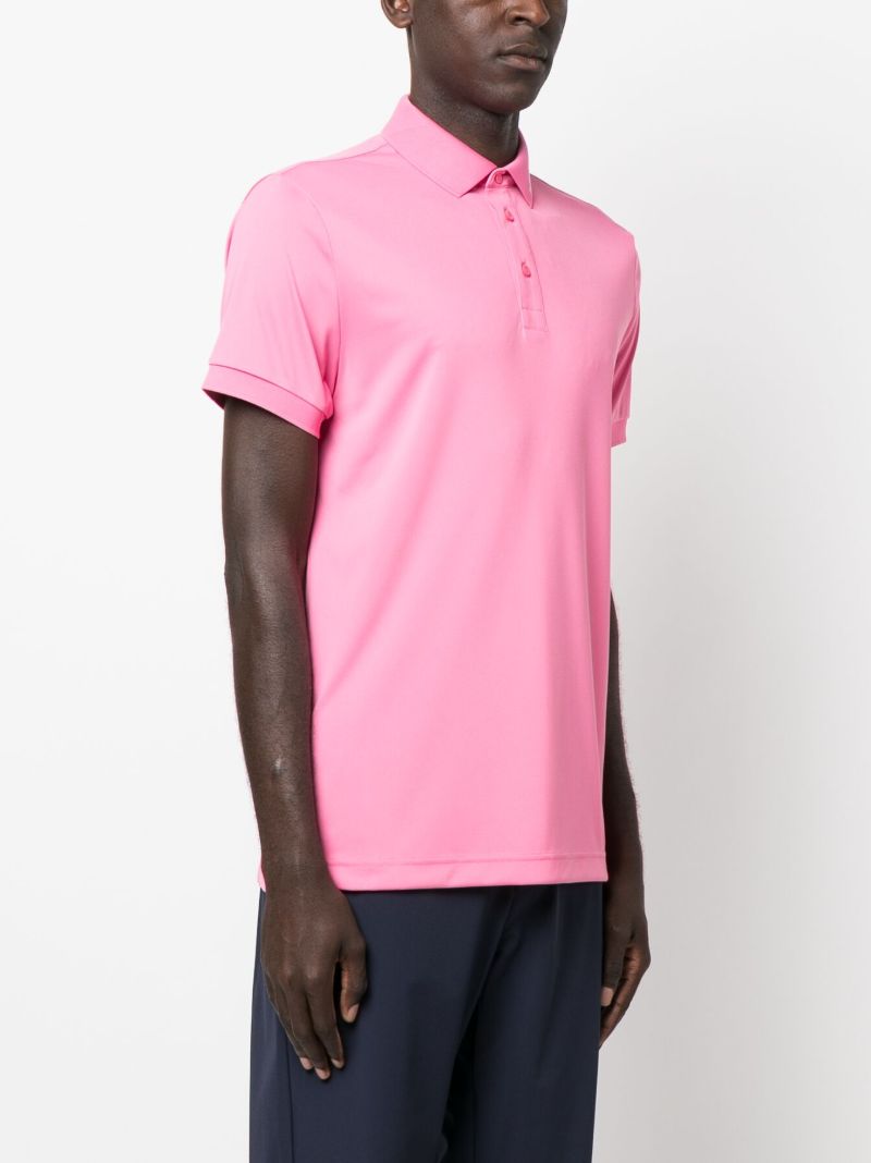 Pink Kv Logo Print Polo Shirt