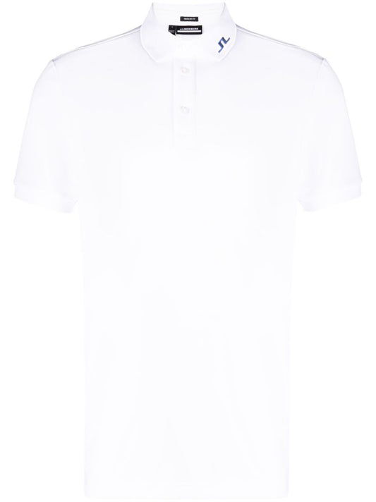 White Kv Logo Print Polo Shirt