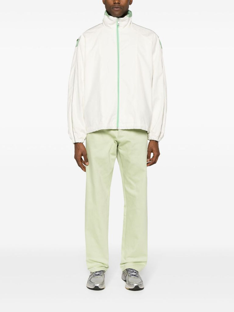 Green Straight-leg Trousers