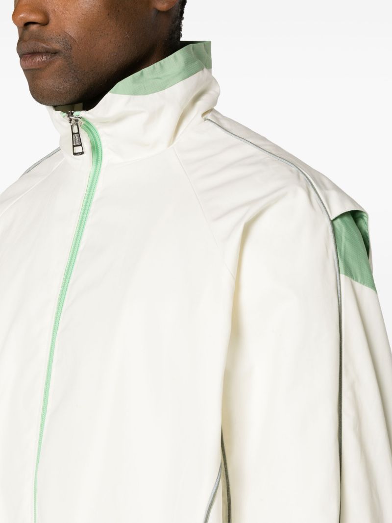Neutral Ventile Panelled Jacket