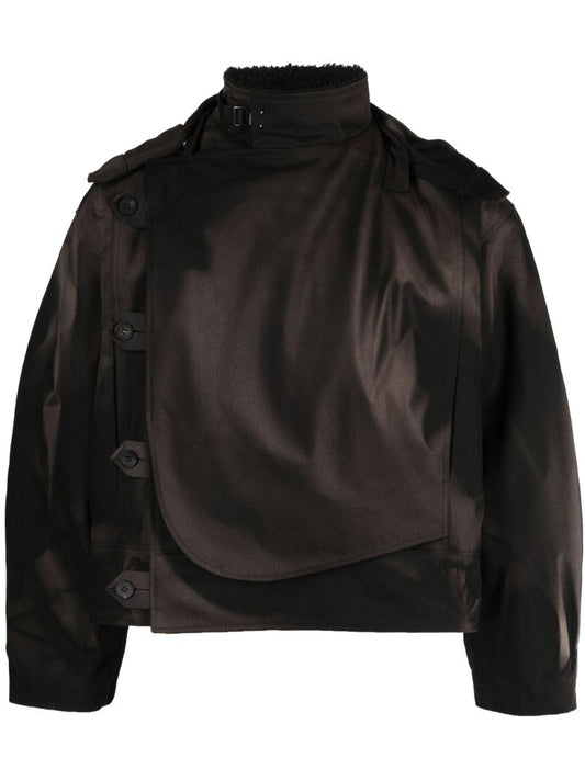 Black Asymmetric Jacket