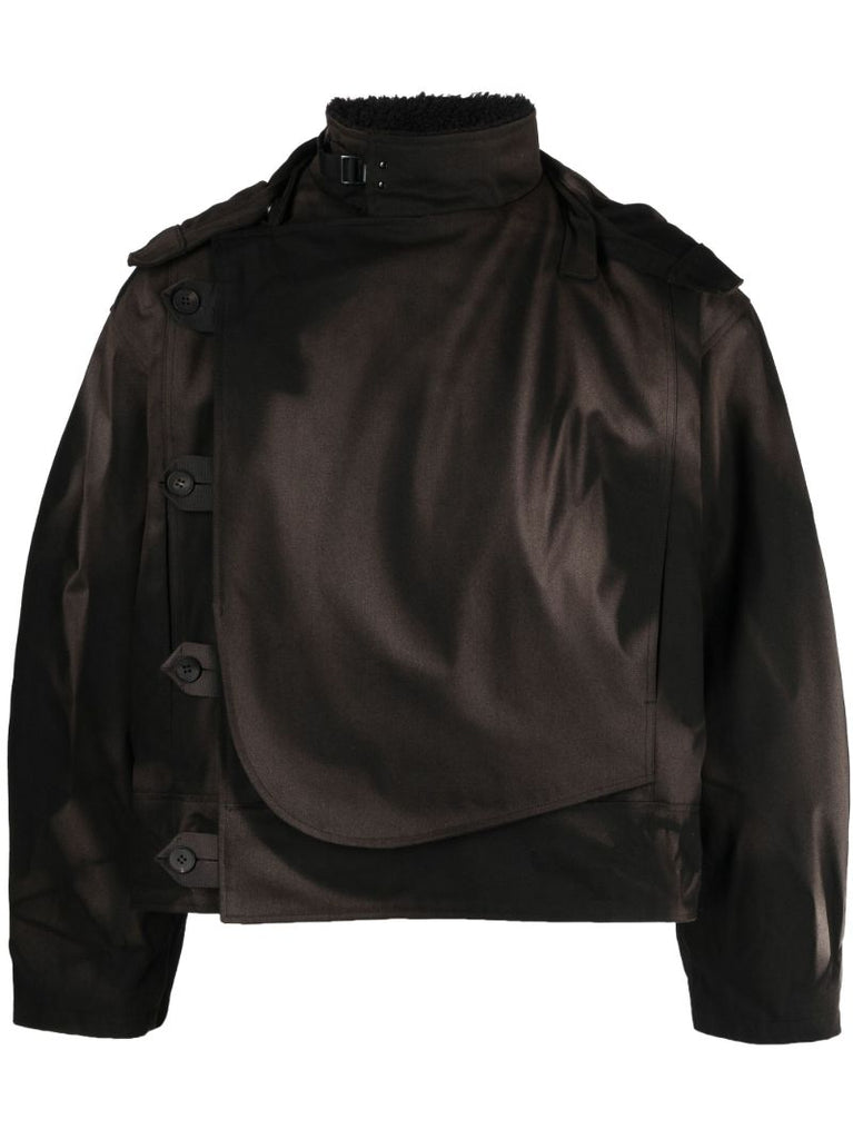 Black Asymmetric Jacket