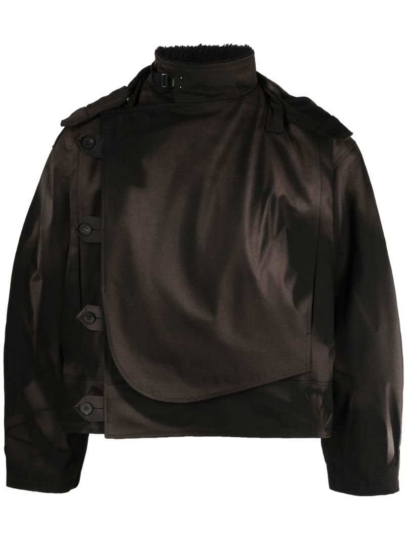 Black Asymmetric Jacket