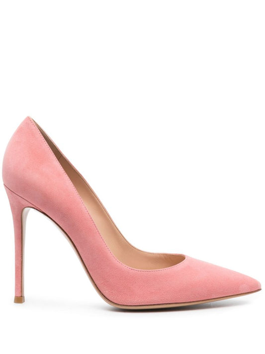 Pink 105 Suede Pumps