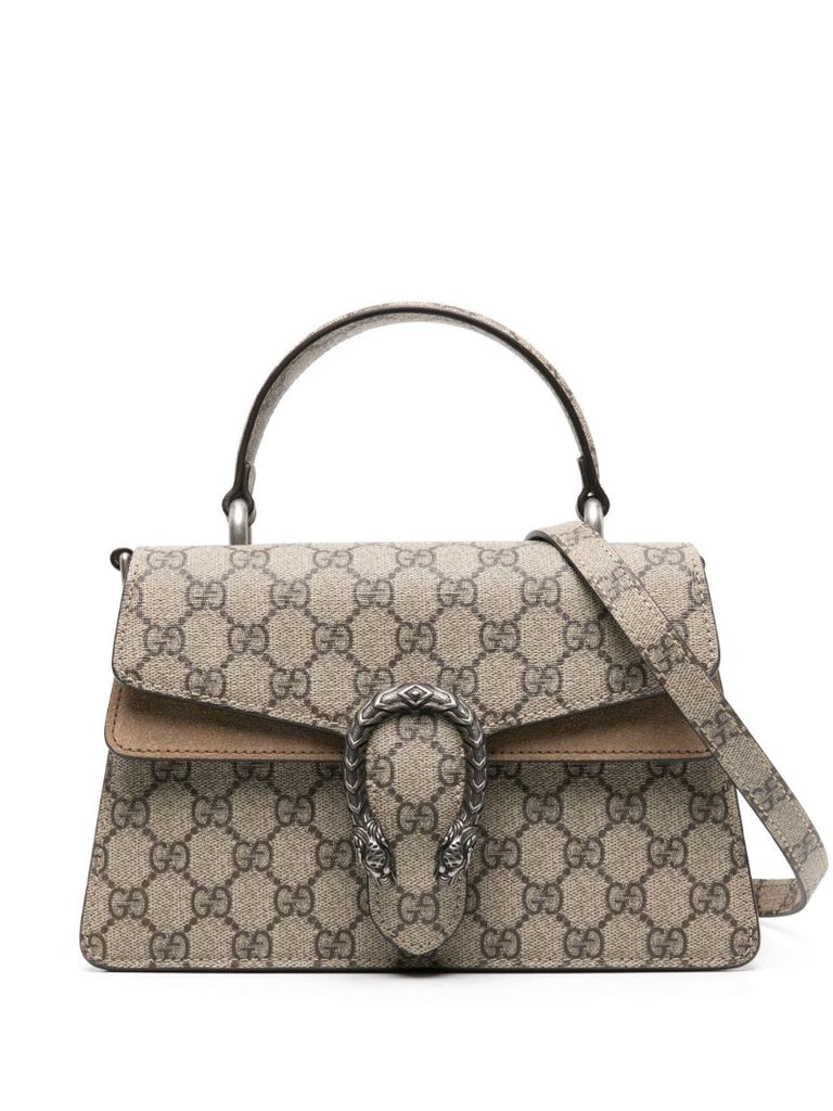 Neutral Dionysus Monogram Top Handle Bag