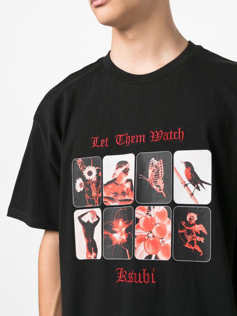 Black Graphic Print T-shirt