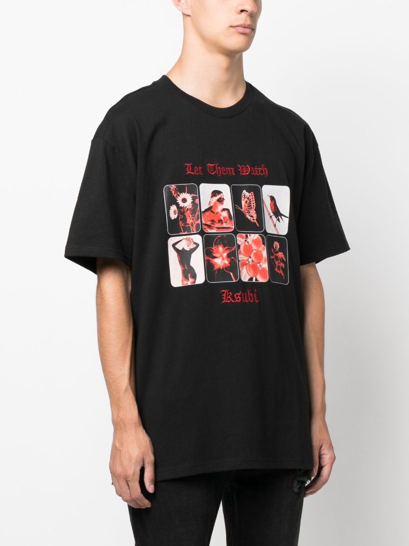 Black Graphic Print T-shirt