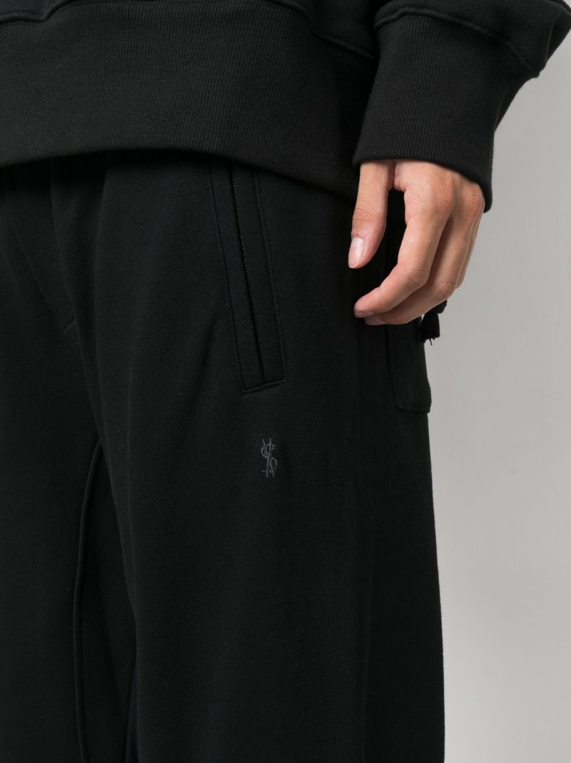 Black Drawstring Track Pants
