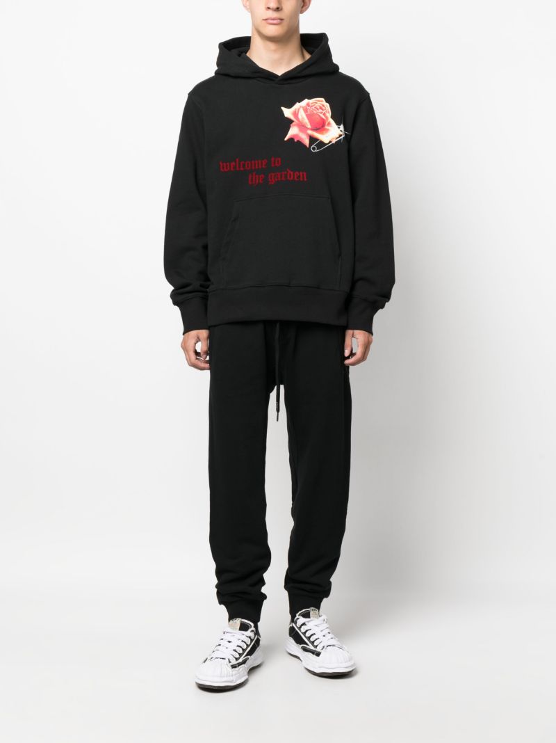 Black Drawstring Track Pants