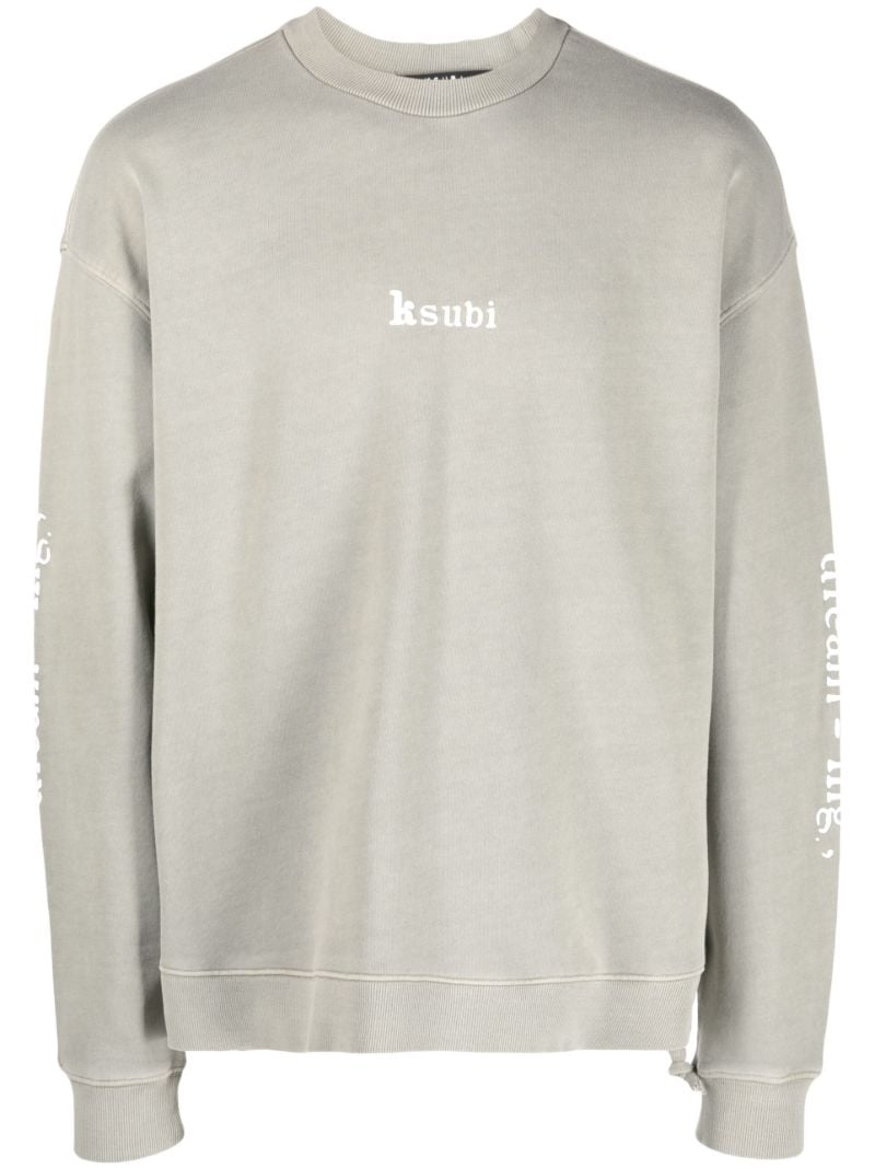 Green Dreaming Biggie Cotton Sweatshirt