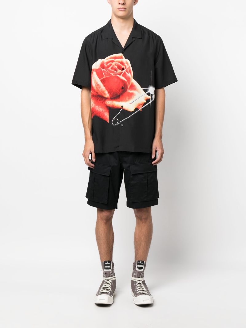 Black Graphic Print Shirt