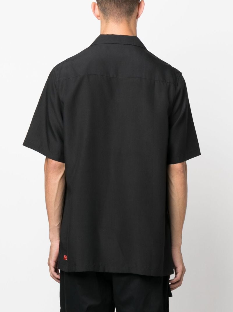 Black Graphic Print Shirt