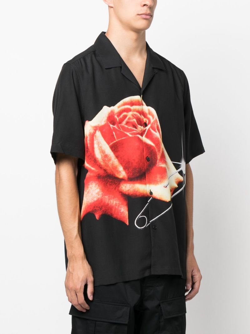 Black Graphic Print Shirt