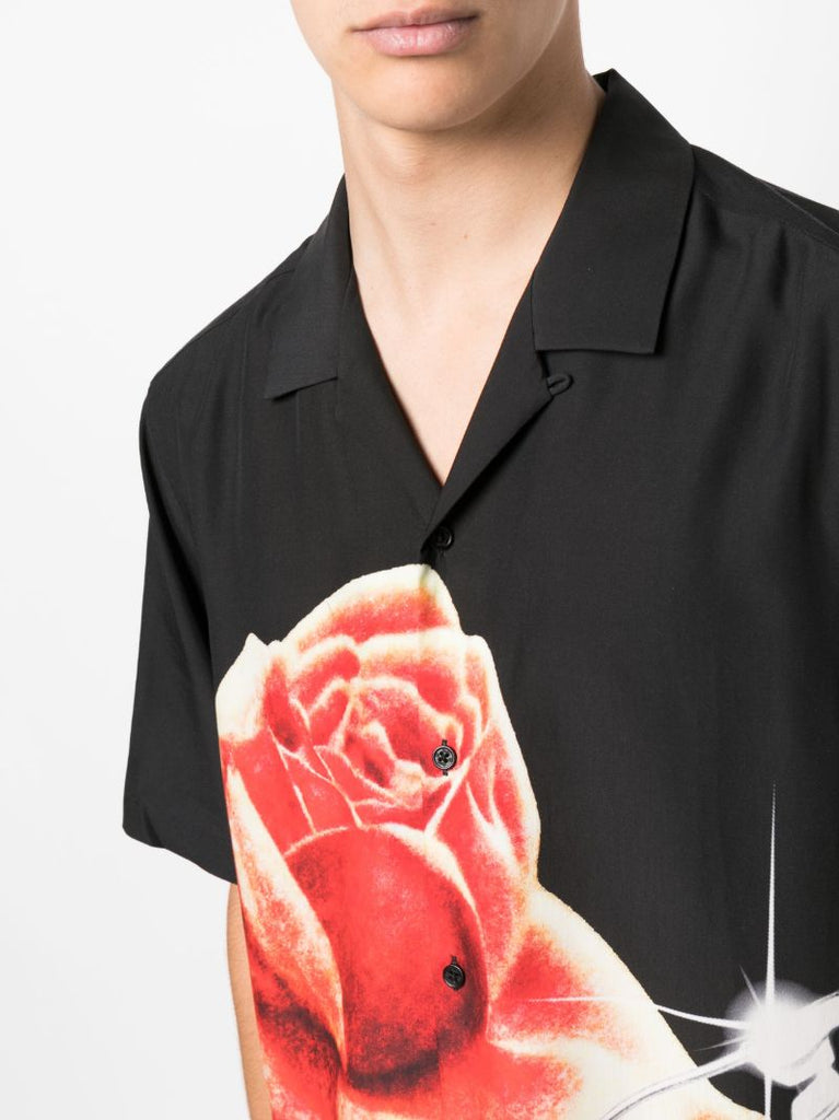 Black Graphic Print Shirt