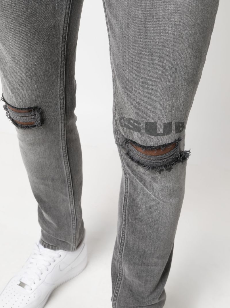 Grey Van Winkle Skinny Jeans