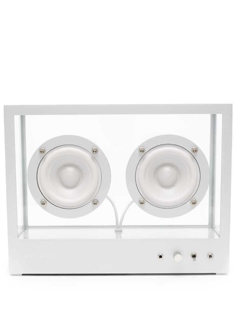 White Small Transparent Speaker