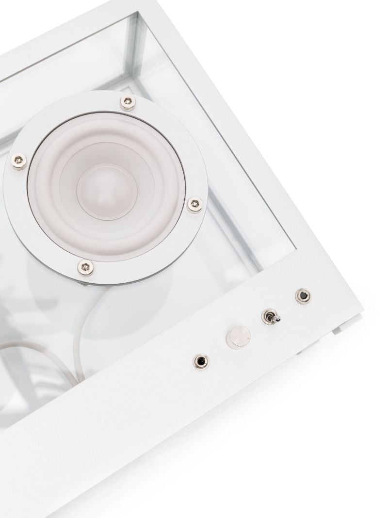 White Small Transparent Speaker