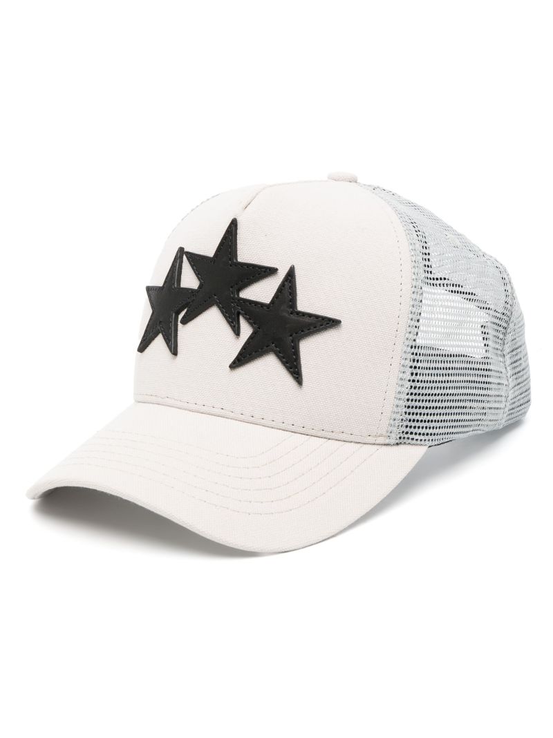 White Patch Detail Cap