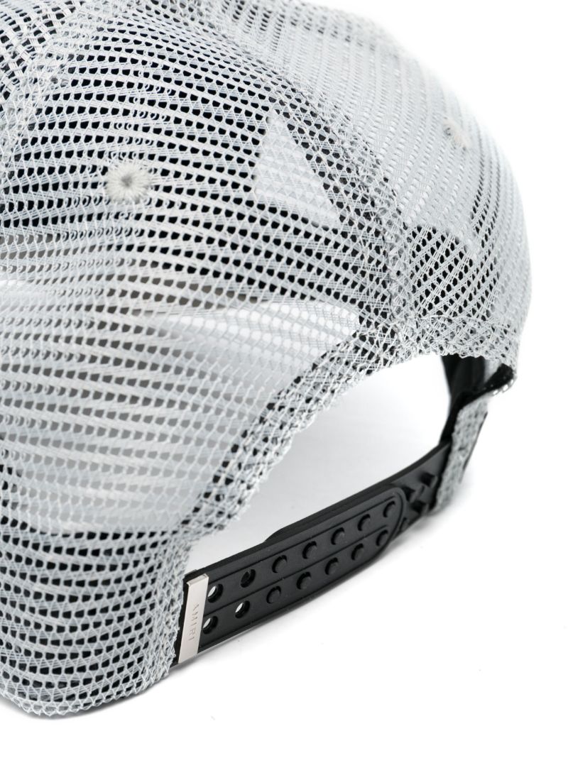White Patch Detail Cap