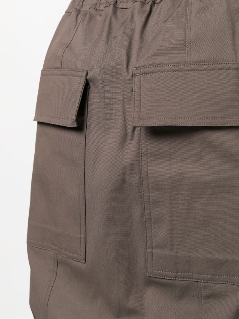 Brown Pods Drawstring Shorts