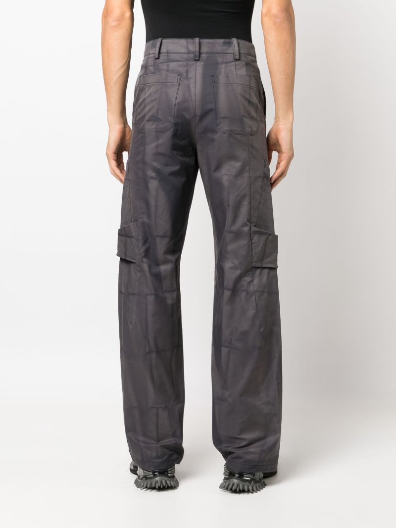 Grey Sun-bleached Twisted Trousers