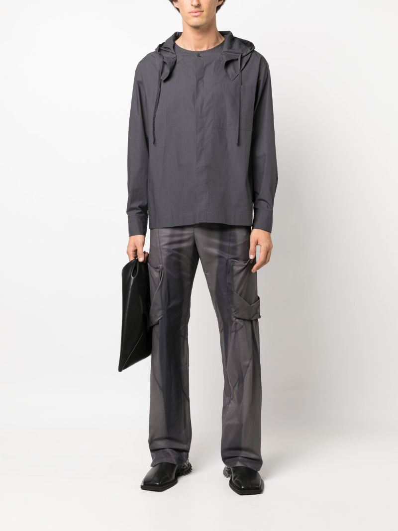 Grey Sun-bleached Twisted Trousers