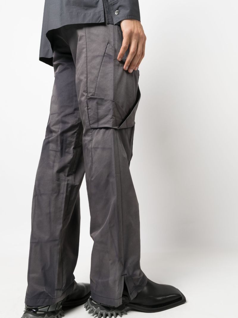 Grey Sun-bleached Twisted Trousers