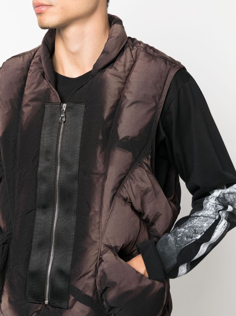 Black Sunbleached Down Gilet