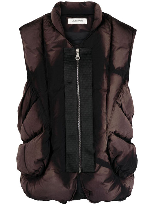Black Sunbleached Down Gilet