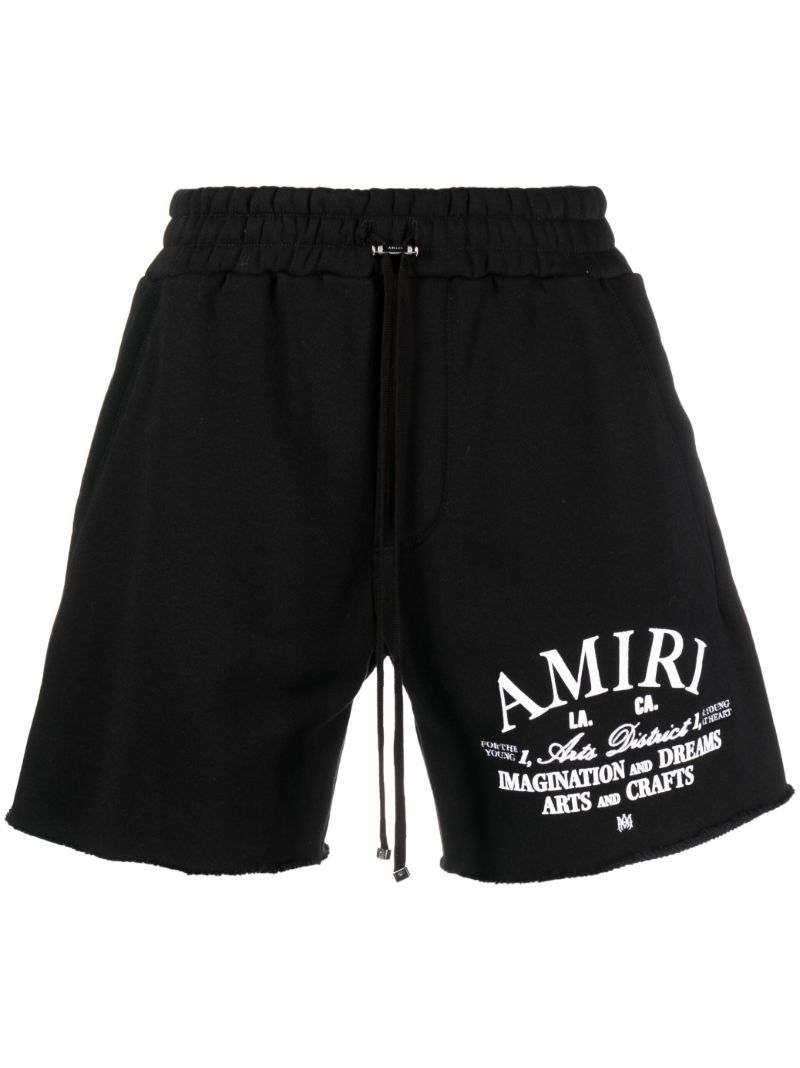 Black Arts District Cotton Track Shorts