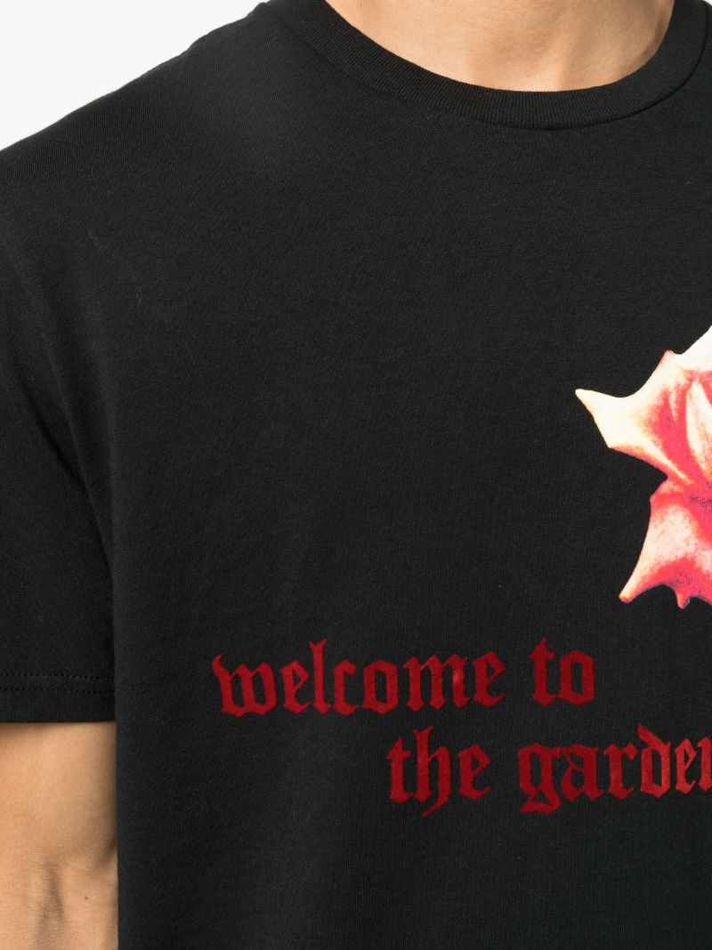Black Rose Garden Kash Cotton T-shirt