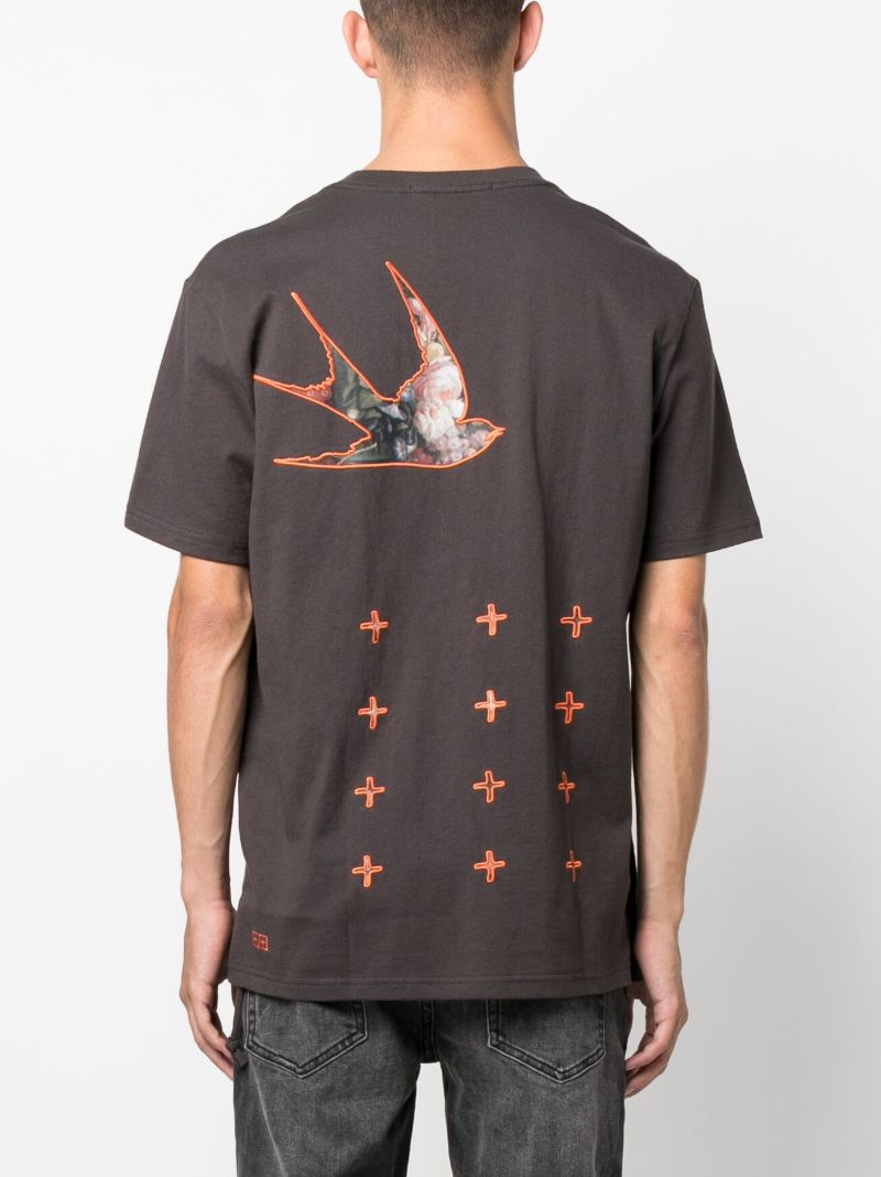 Black Graphic Print T-shirt