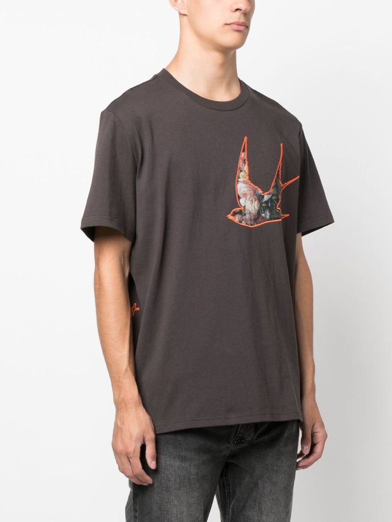Black Graphic Print T-shirt