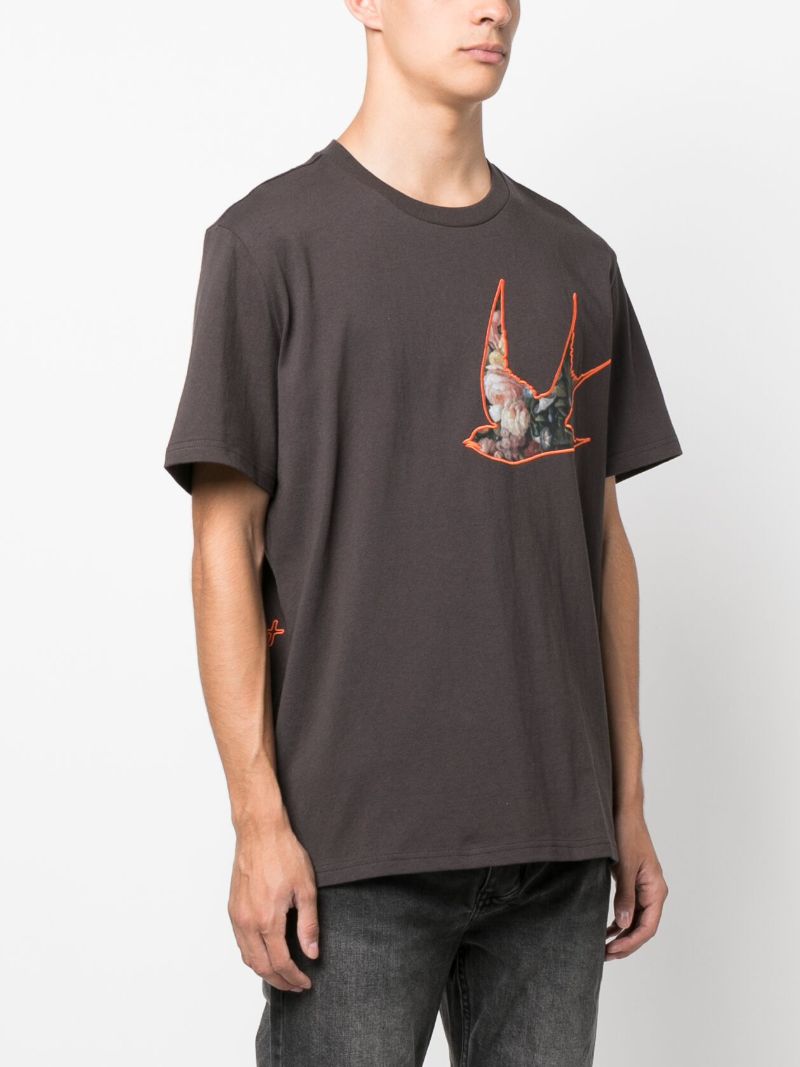 Black Graphic Print T-shirt