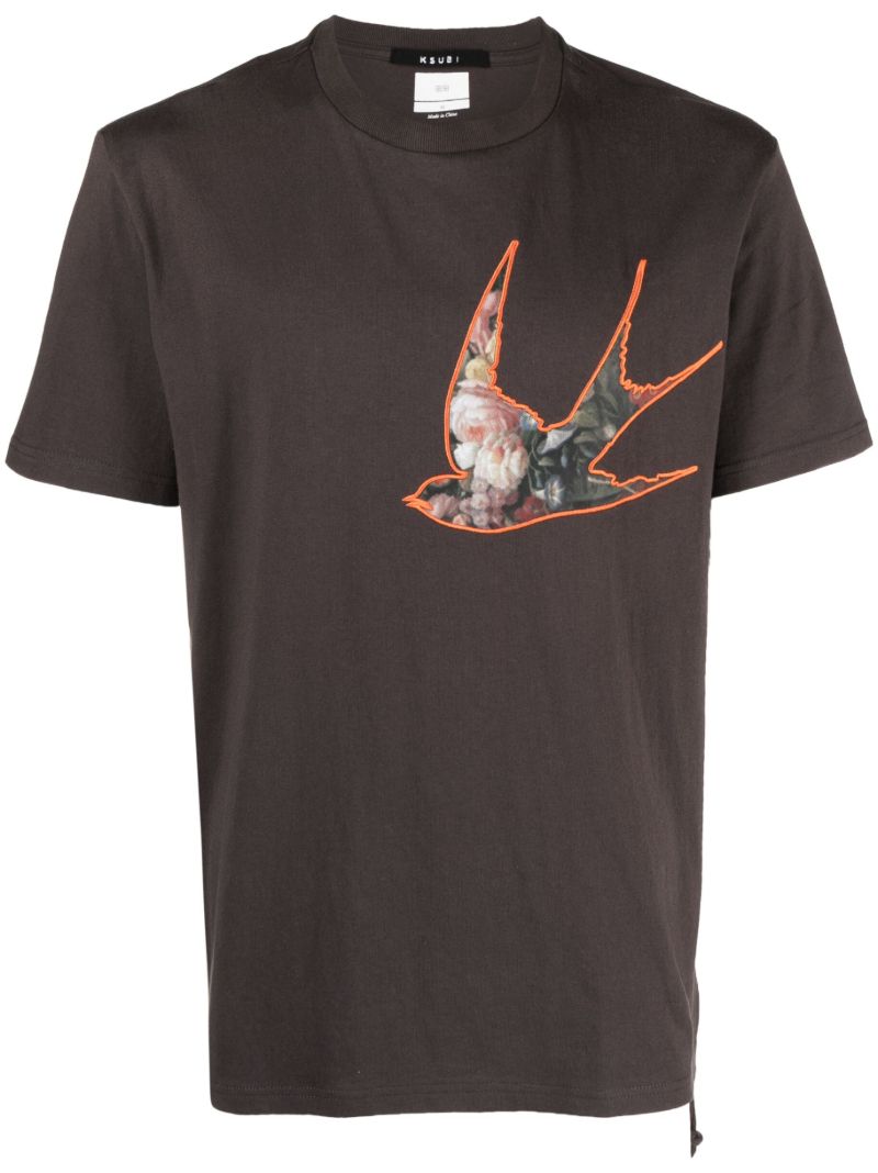 Black Graphic Print T-shirt