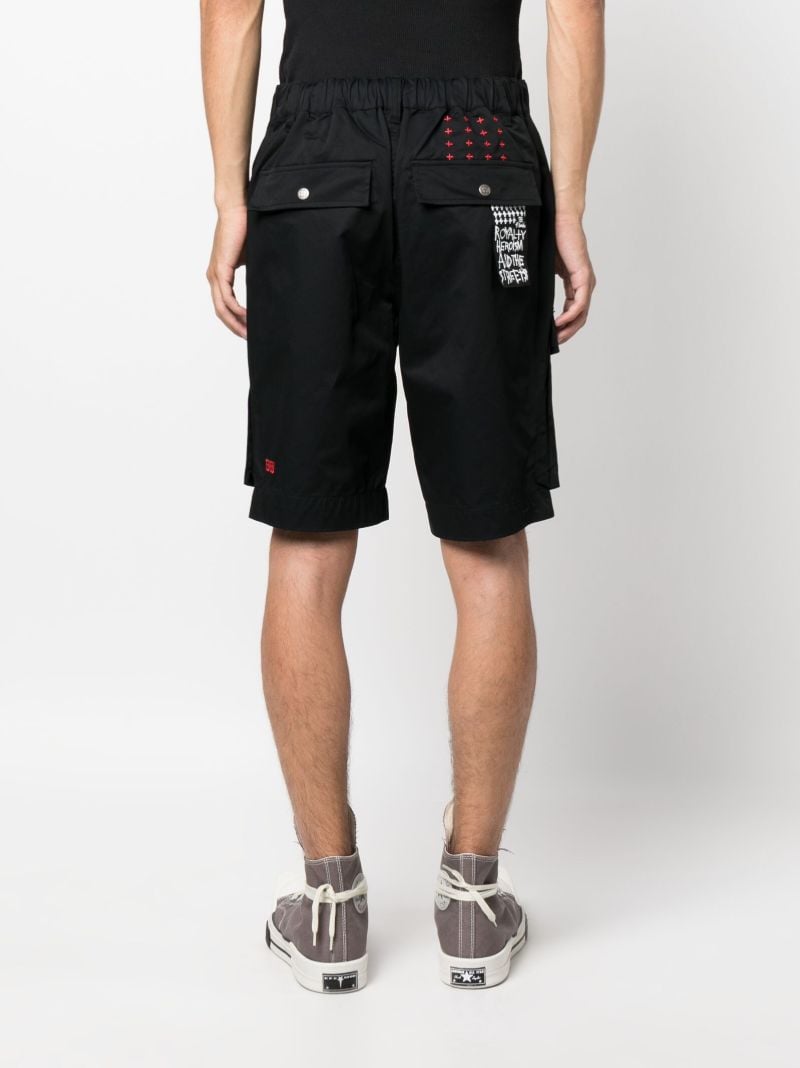 Black Cargo Shorts