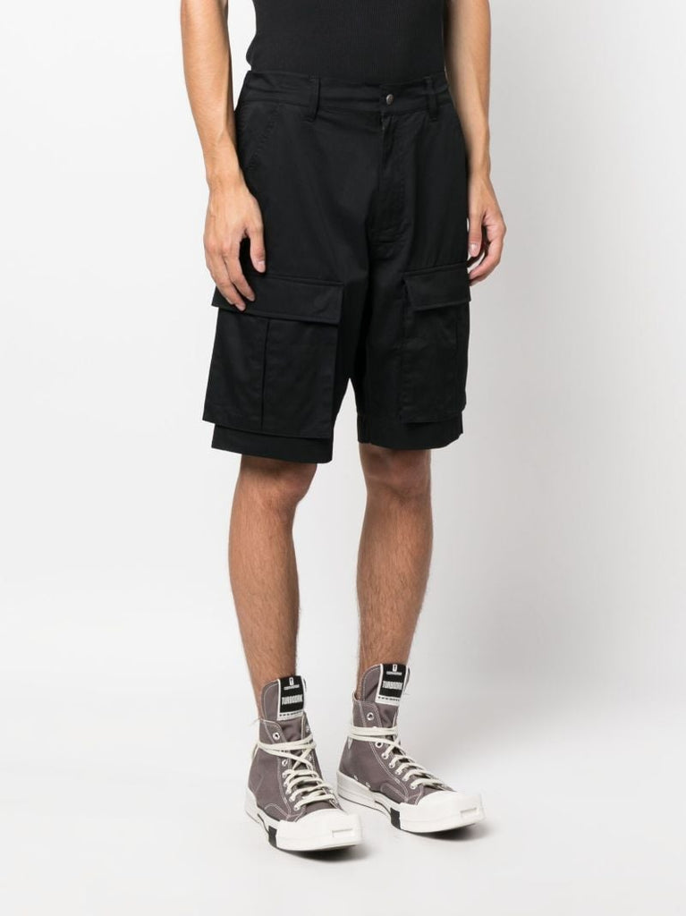 Black Cargo Shorts