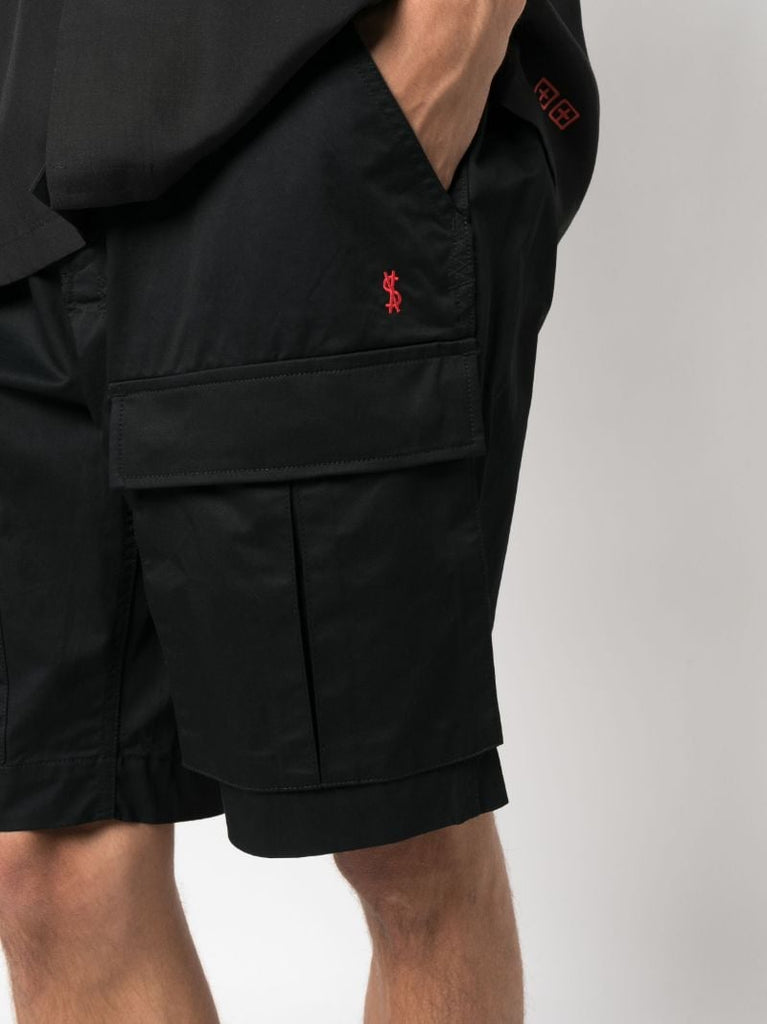 Black Cargo Shorts
