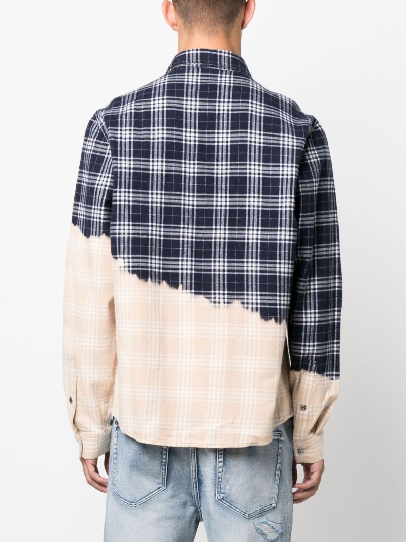 Blue Paradox Check Cotton Shirt