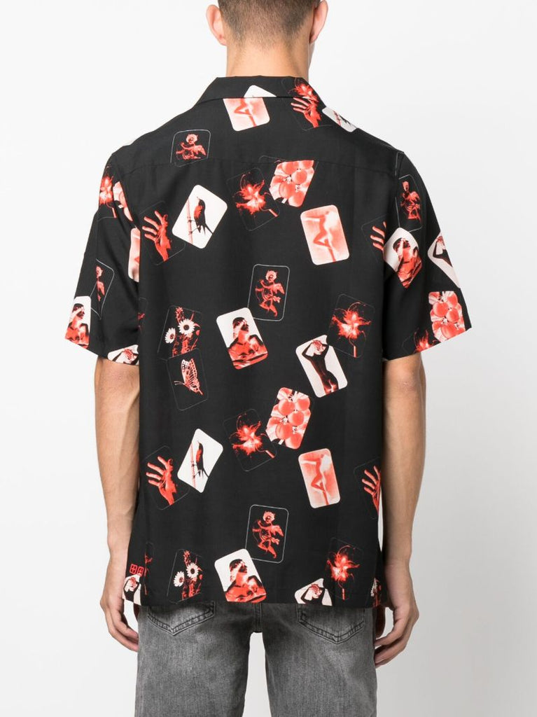 Black Icons Resort Printed Shirt