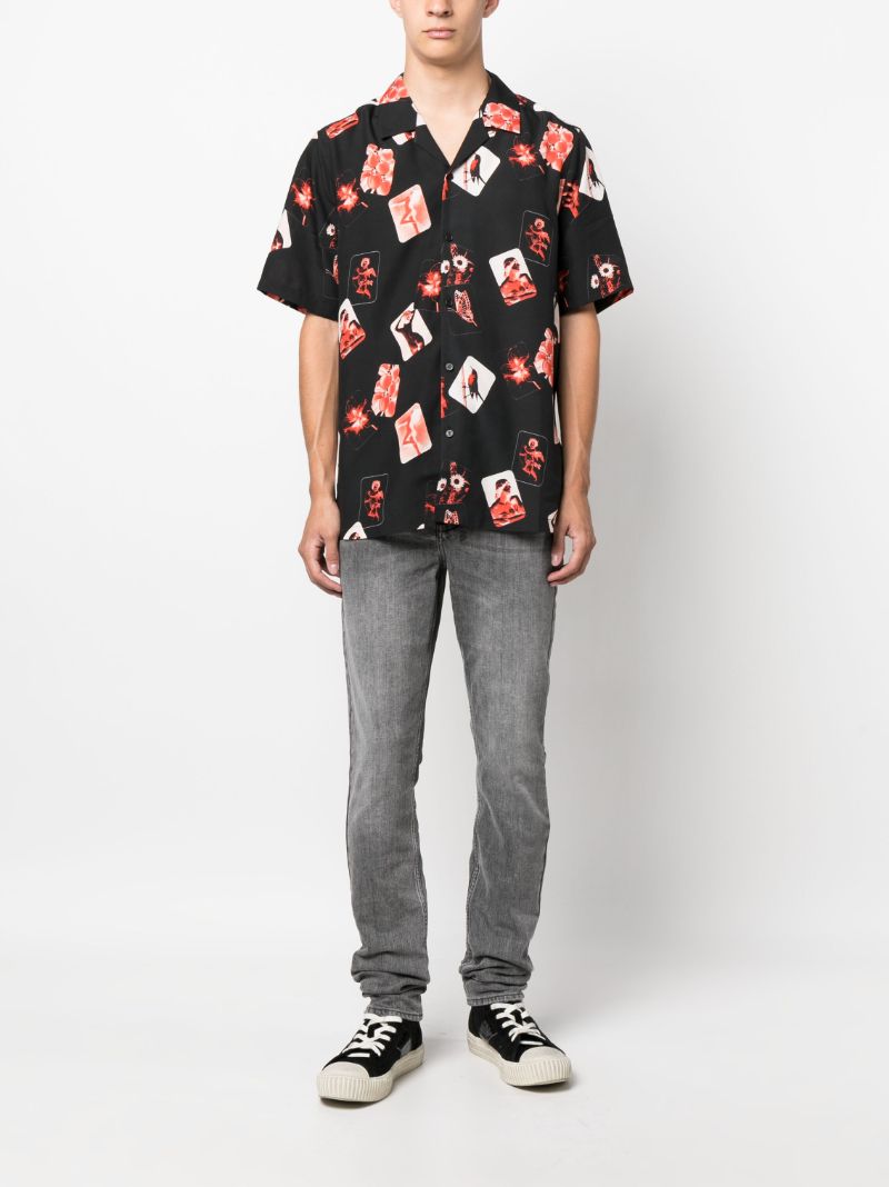 Black Icons Resort Printed Shirt