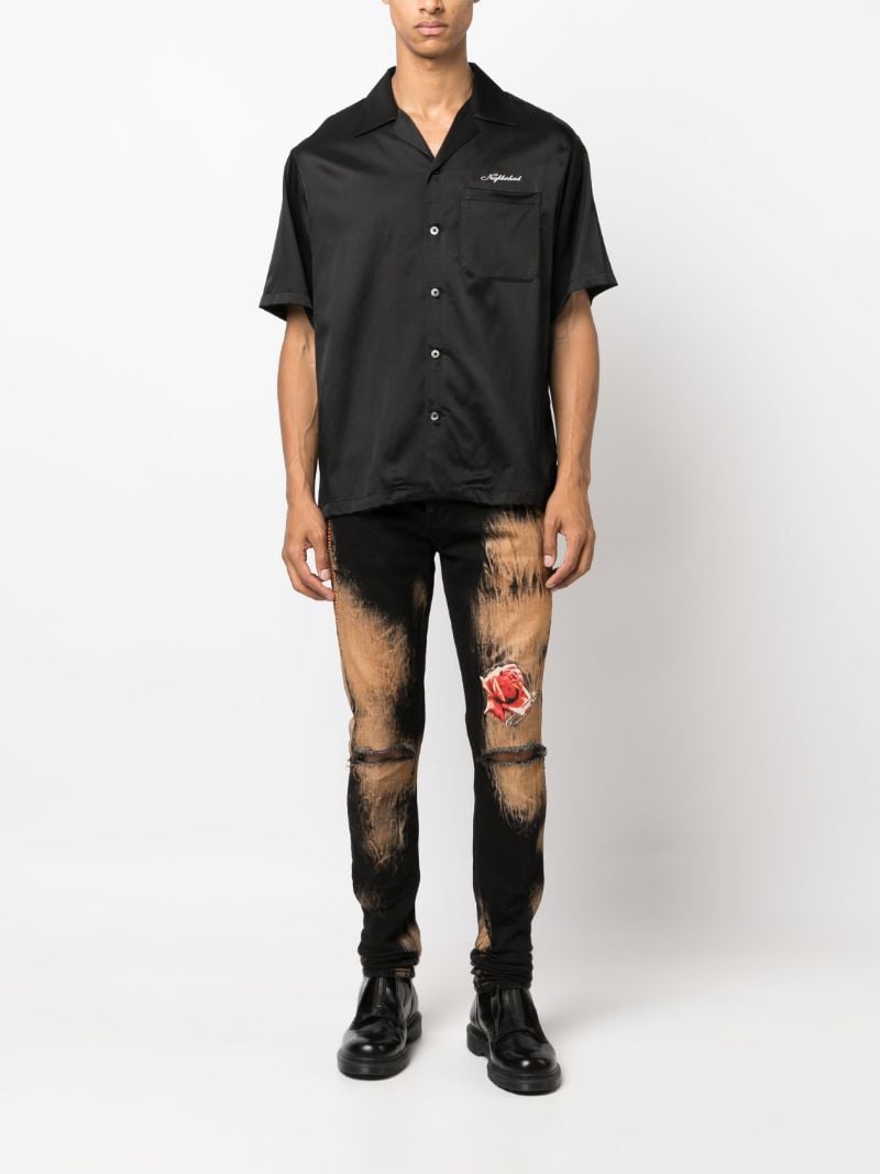 Black Van Kinkle Hellfire Skinny Jeans