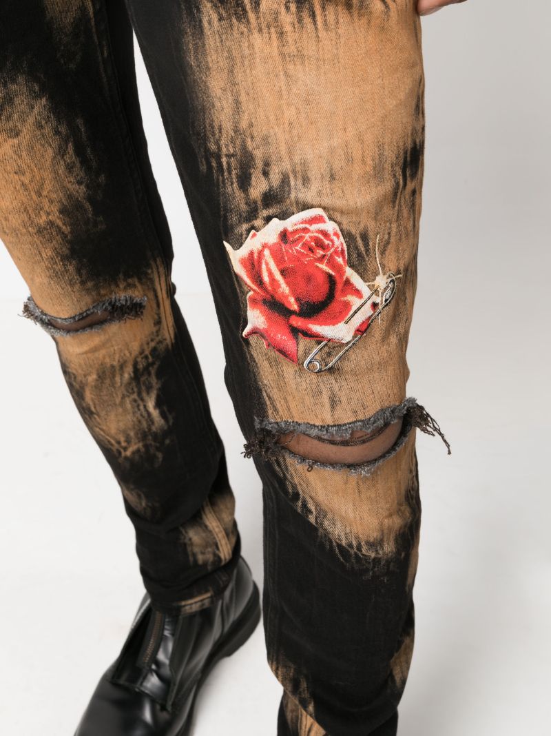 Black Van Kinkle Hellfire Skinny Jeans