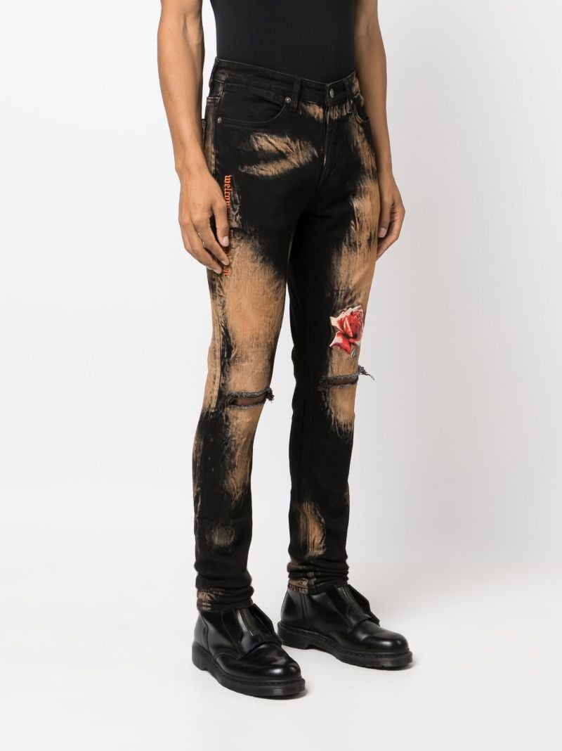 Black Van Kinkle Hellfire Skinny Jeans