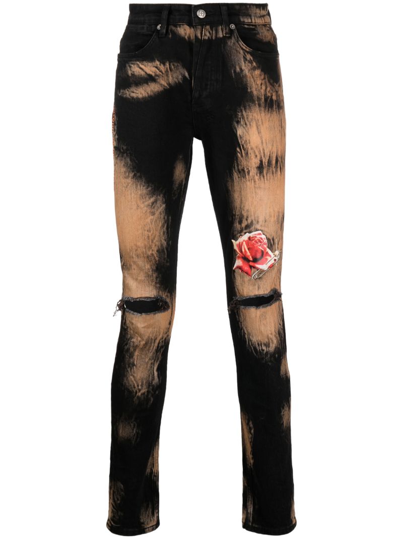 Black Van Kinkle Hellfire Skinny Jeans
