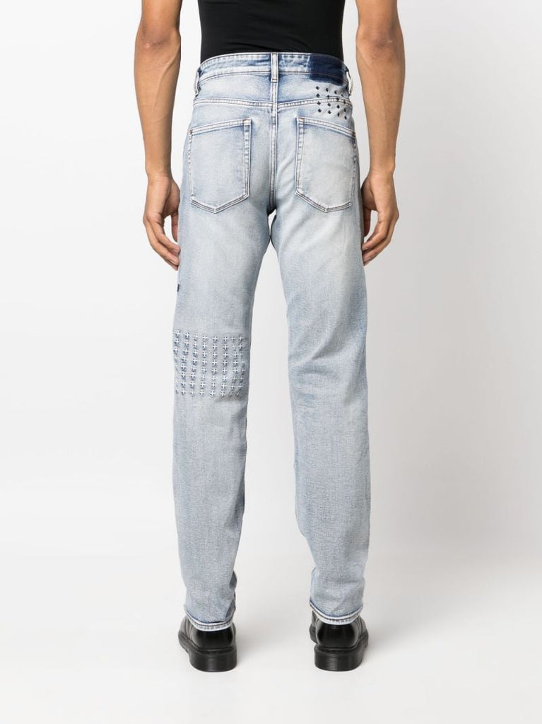 Blue Hazlow Enjoy Straight-leg Jeans