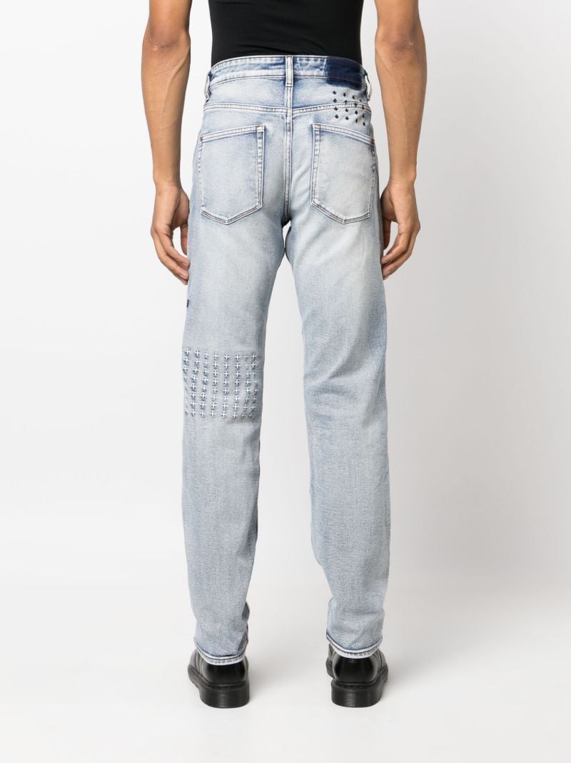 Blue Hazlow Enjoy Straight-leg Jeans