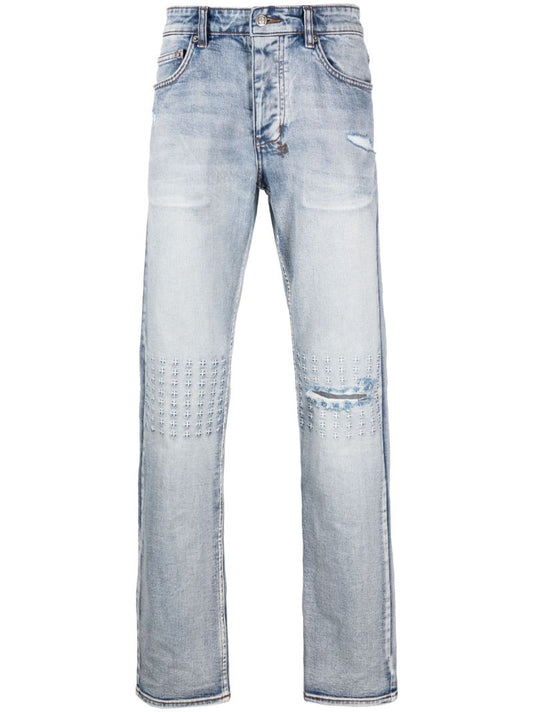 Blue Hazlow Enjoy Straight-leg Jeans