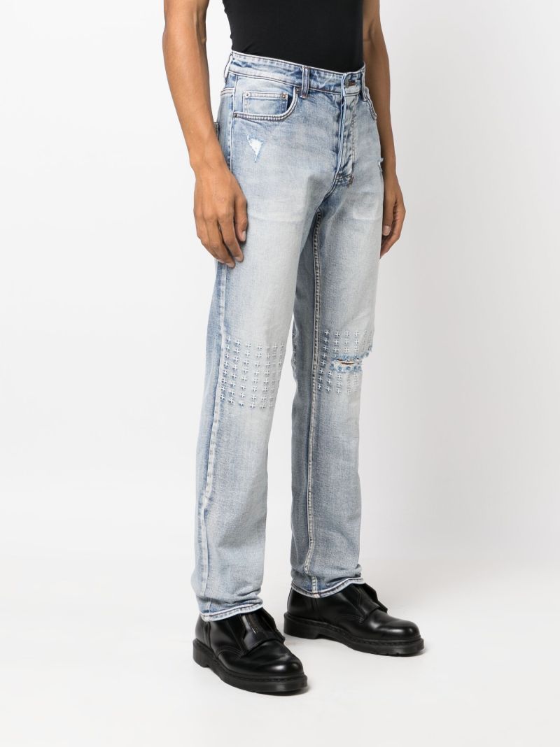 Blue Hazlow Enjoy Straight-leg Jeans