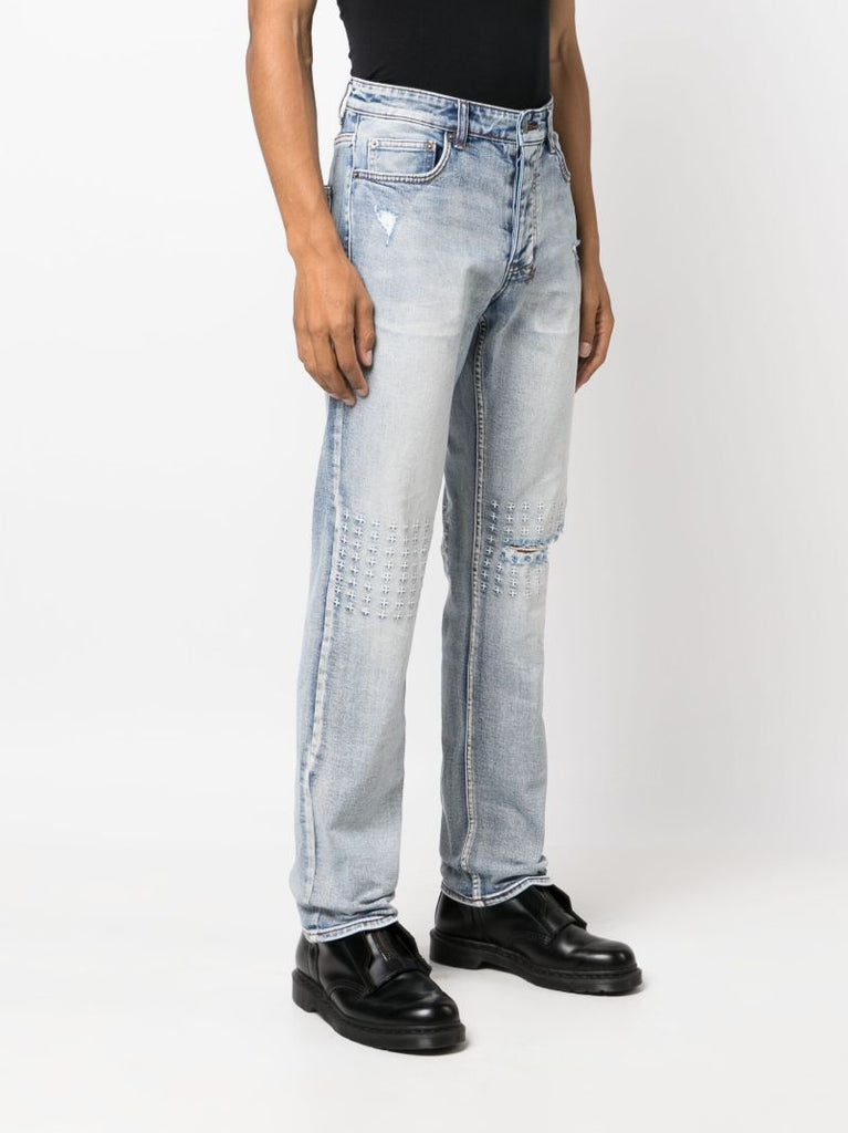 Blue Hazlow Enjoy Straight-leg Jeans